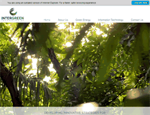 Tablet Screenshot of inter-green.com